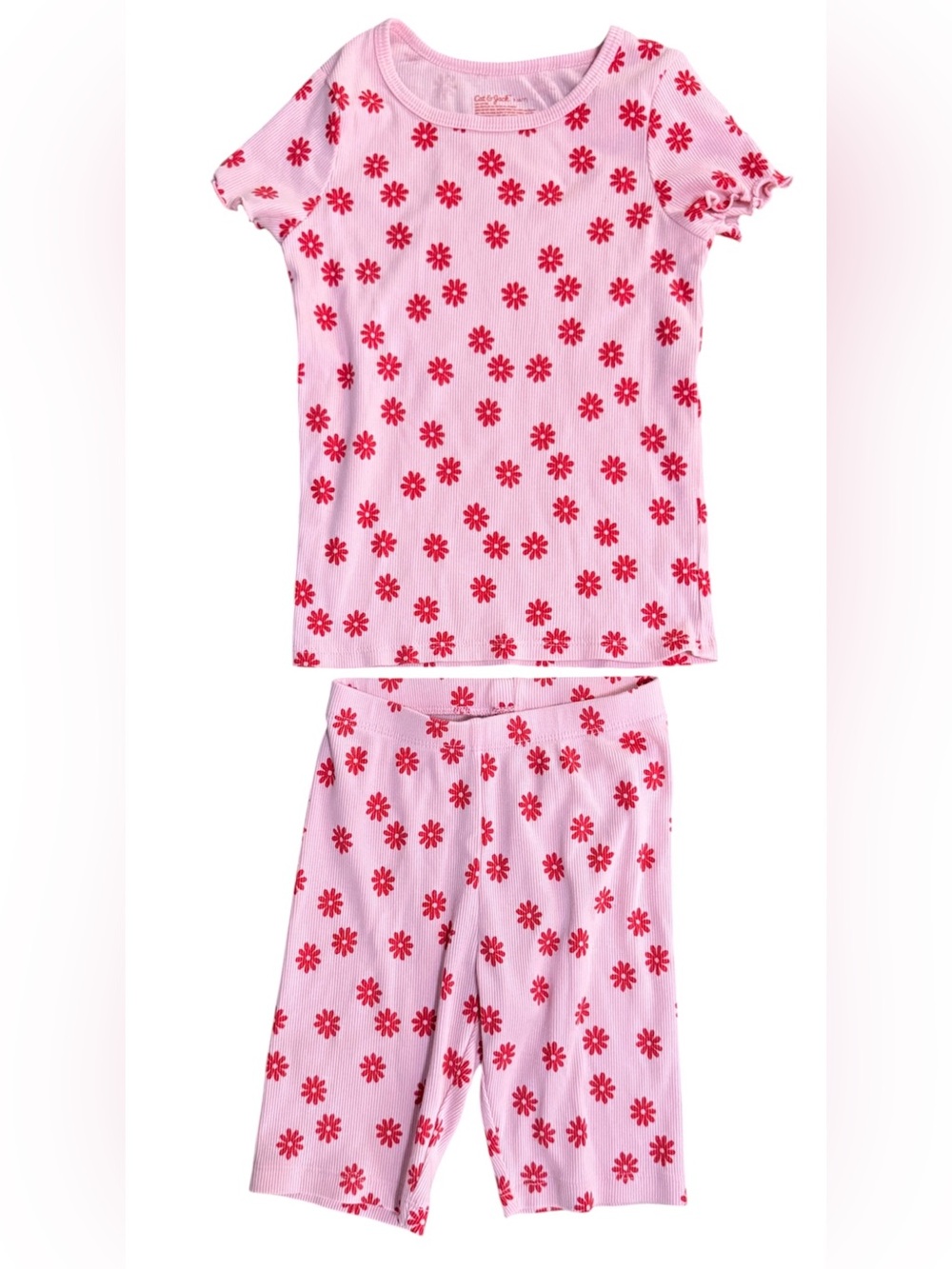 Cat & Jack Pink Daisy Set